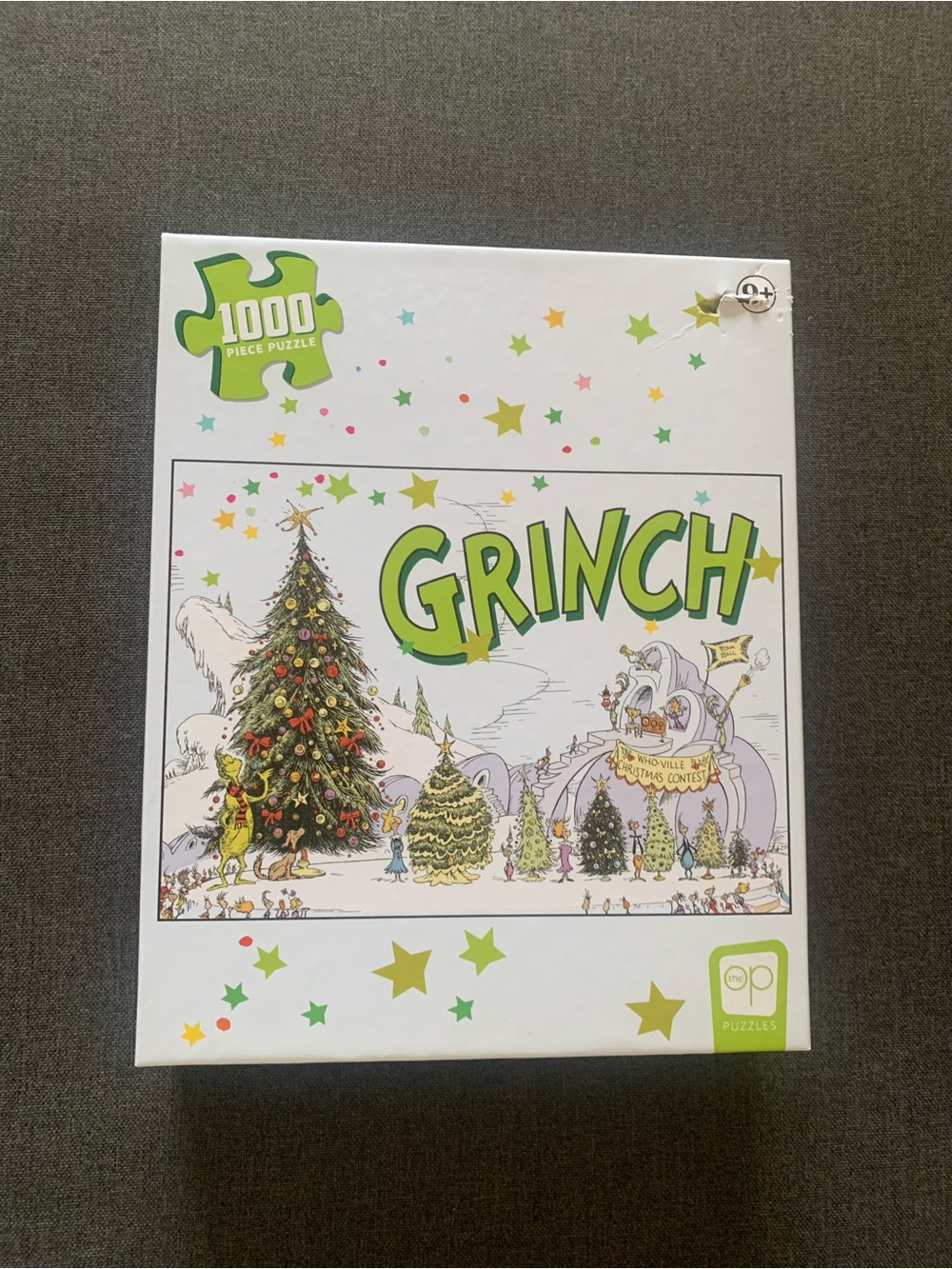 The OP Puzzles The Grinch Who-Ville Christmas Contest 1000 Pieces Puzzle 19”X27”